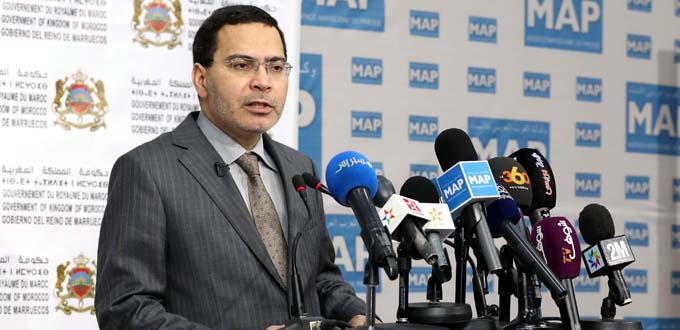 El Khalfi: Le gouvernement a adopté 240 projets de texte de loi